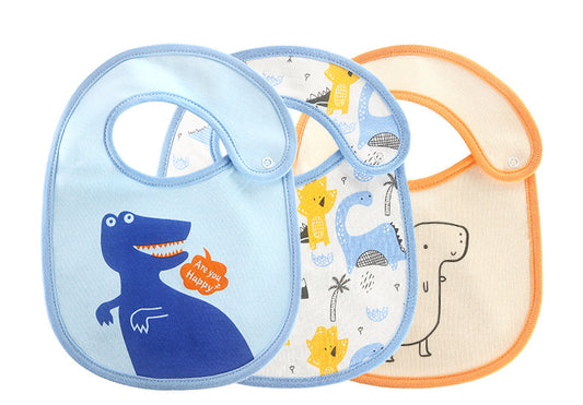 MimiiMe- Wasserabweisender Babylatz mit Motiv - 3er Set