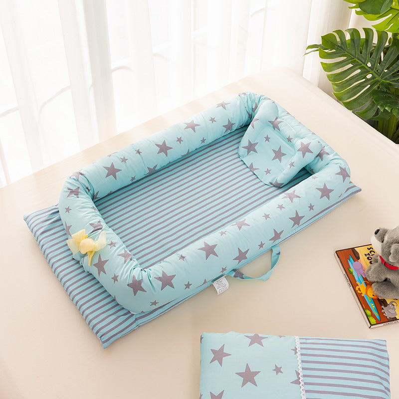 MimiiMe- Mobiles Babybett, beziehbar und waschbar