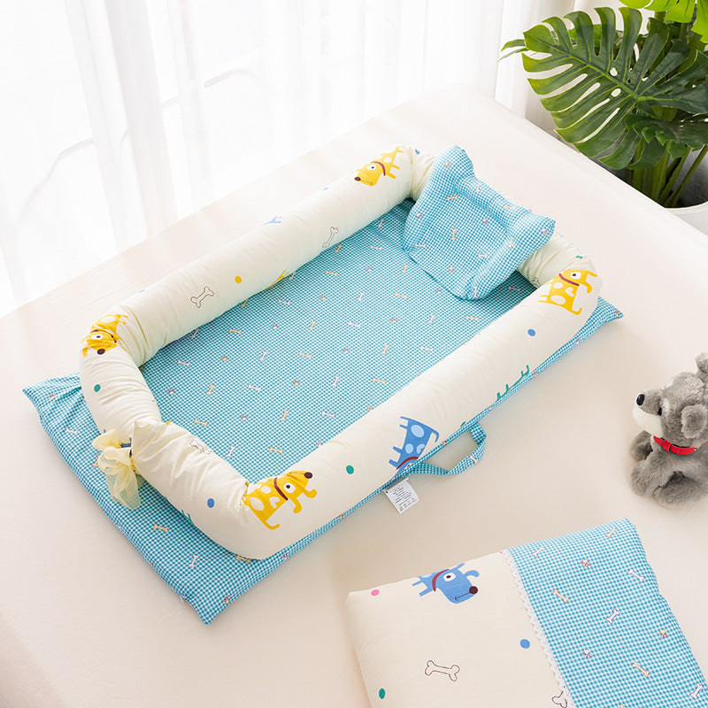MimiiMe- Mobiles Babybett, beziehbar und waschbar