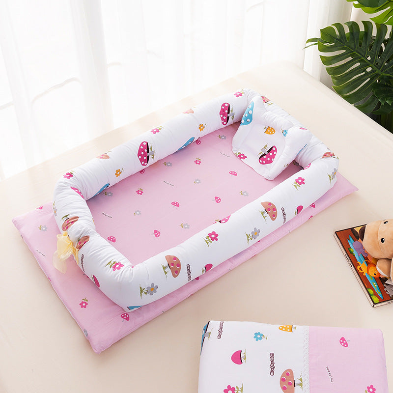 MimiiMe- Mobiles Babybett, beziehbar und waschbar