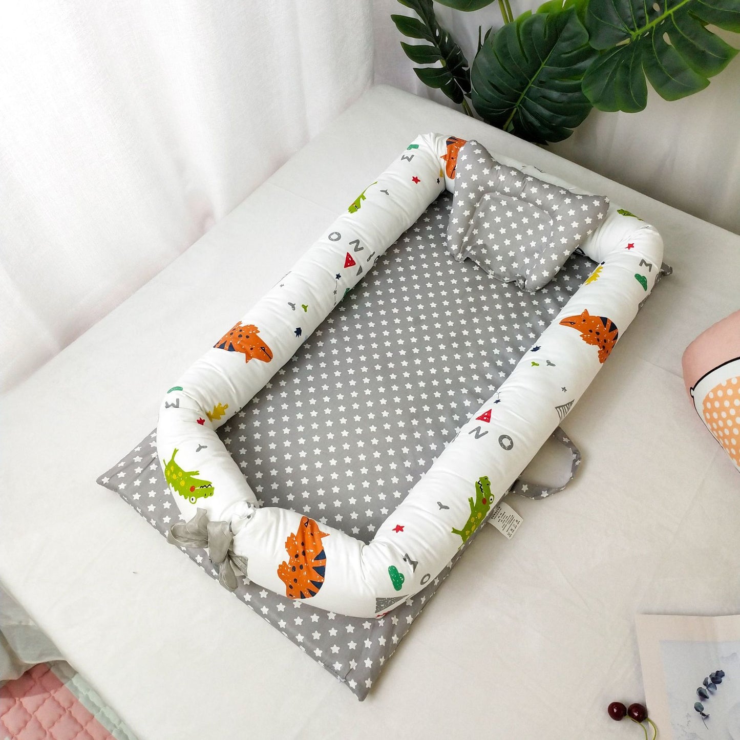 MimiiMe- Mobiles Babybett, beziehbar und waschbar