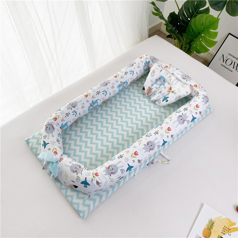 MimiiMe- Mobiles Babybett, beziehbar und waschbar