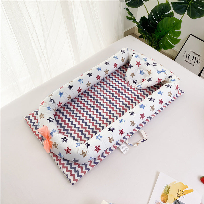 MimiiMe- Mobiles Babybett, beziehbar und waschbar