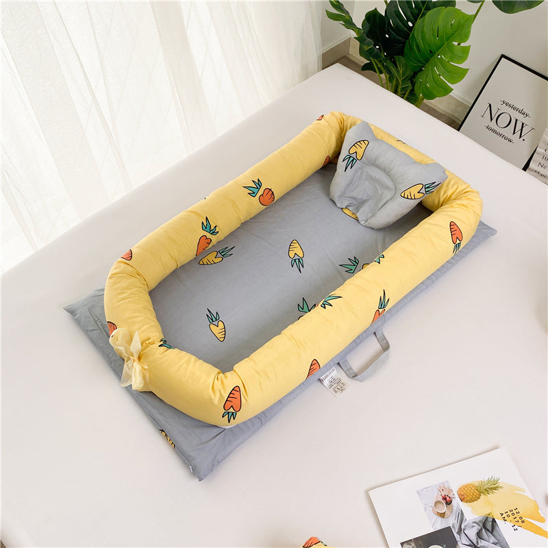 MimiiMe- Mobiles Babybett, beziehbar und waschbar