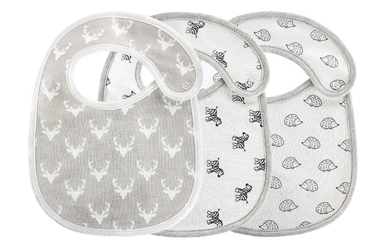 MimiiMe- Wasserabweisender Babylatz mit Motiv - 3er Set