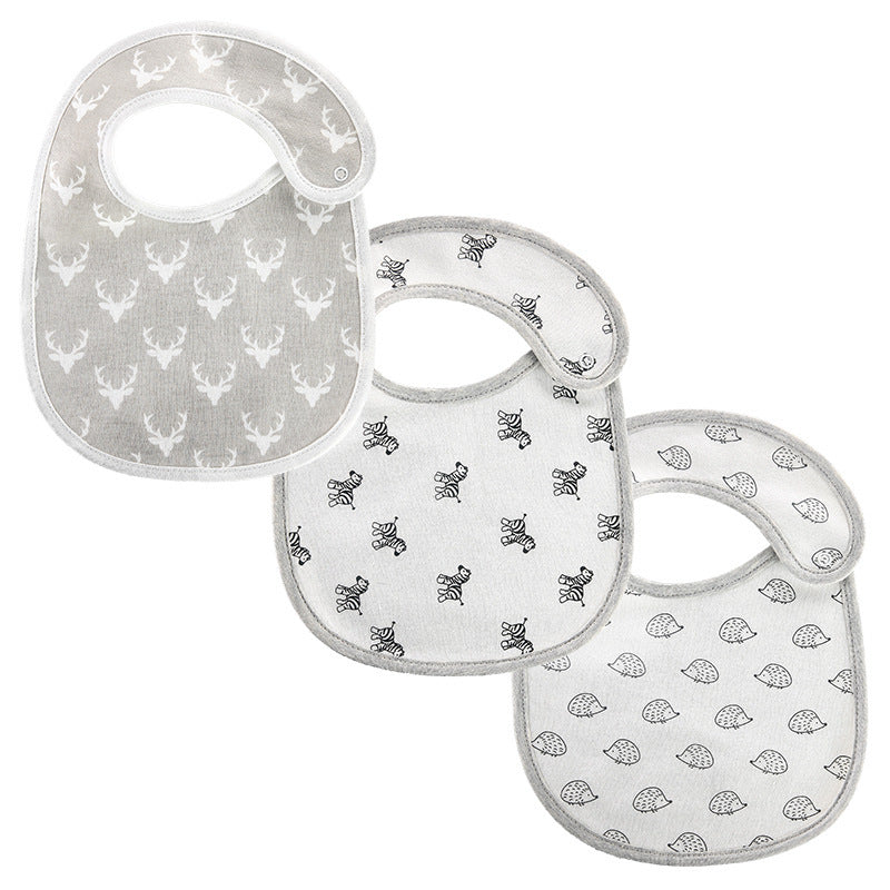 MimiiMe- Wasserabweisender Babylatz mit Motiv - 3er Set