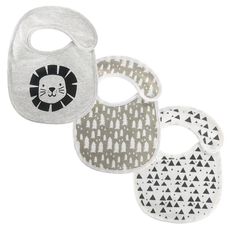MimiiMe- Wasserabweisender Babylatz mit Motiv - 3er Set
