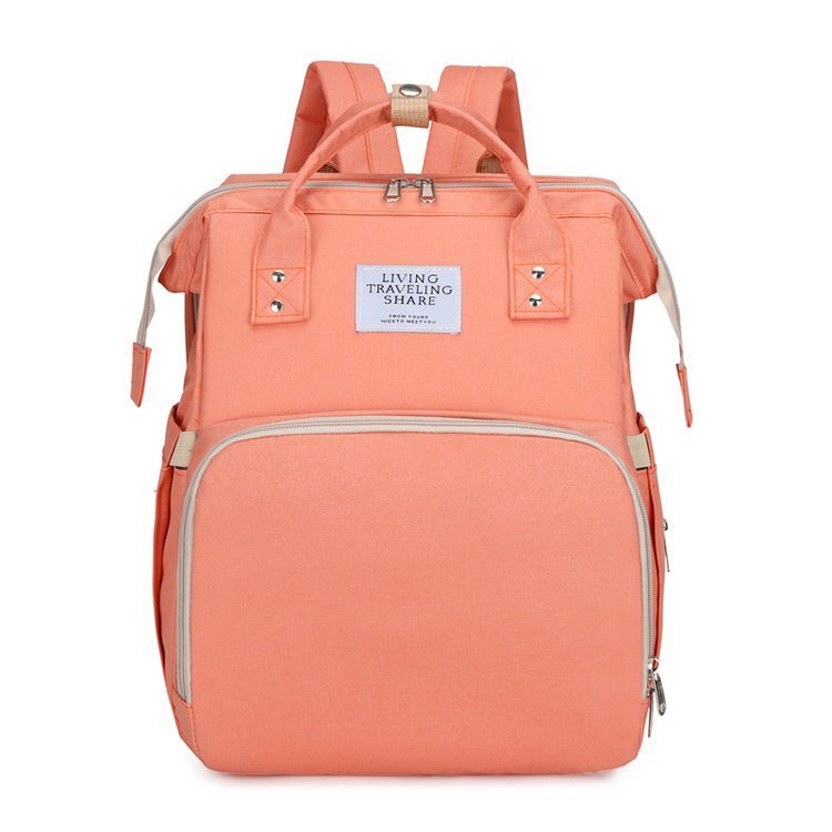 MimiiMe- Praktischer Mommy Rucksack mit Reisebett und Ladefunktion