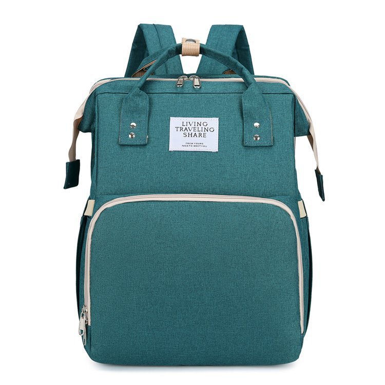 MimiiMe- Praktischer Mommy Rucksack mit Reisebett und Ladefunktion