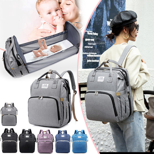 MimiiMe- Mommy Rucksack mit ausziehbarem Babybett