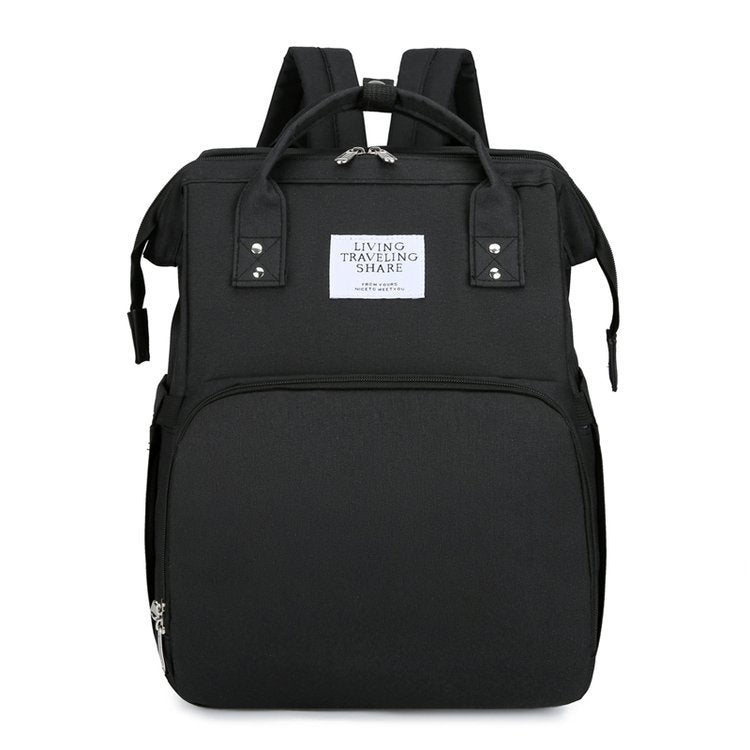 MimiiMe- Praktischer Mommy Rucksack mit Reisebett und Ladefunktion