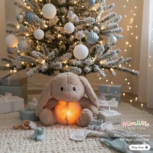 MimiiMe- Beruhigendes Baby-Kuscheltier „Schlummerhase"