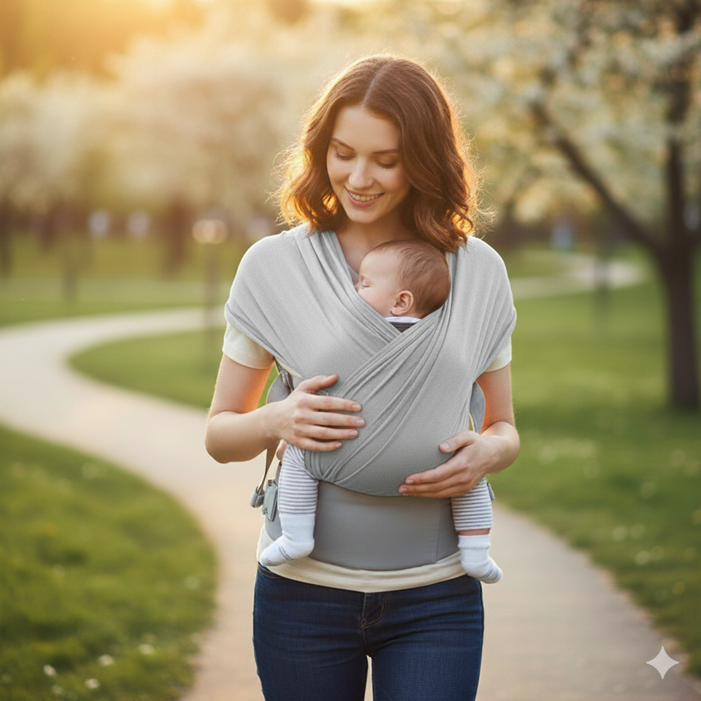 MimiiMe- Baby Tuchtrage aus Baumwolle