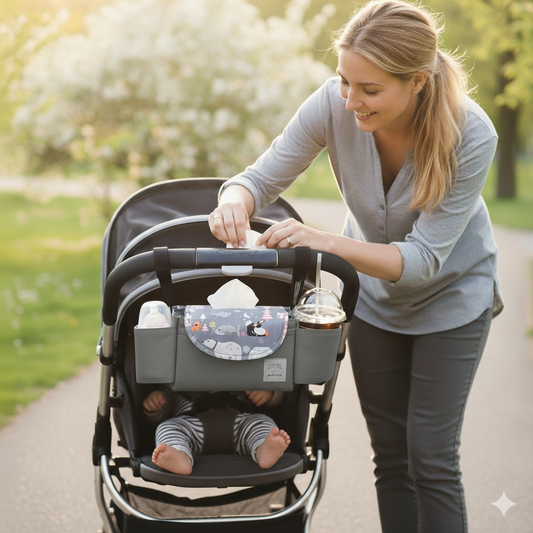 MimiiMe- Multifunktioneller Organizer für den Kinderwagen