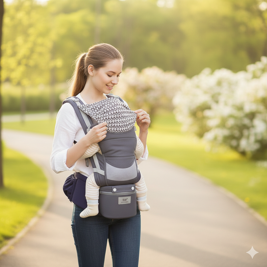 MimiiMe- Multifunktionale 2 in 1 Babytrage