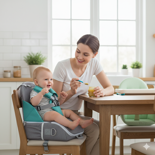 MimiiMe_ Ergonomischer Baby Aufsatzsitz für Esszimmerstühle